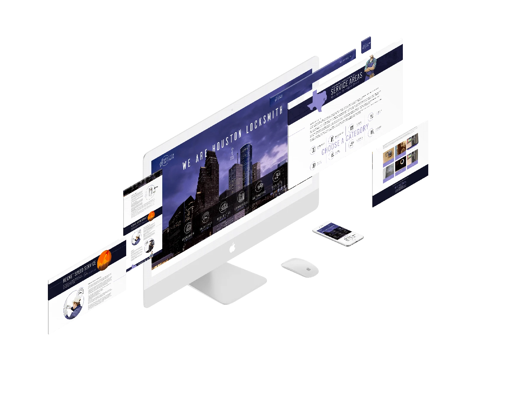 Orlando service brand and website presentation